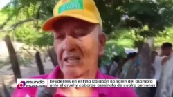 ASOMBRO ANTE ASESINATO DE CUATRO PERSONAS EN DAJABÓN