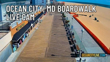 Ocean City - Boardwalk - Shark-Eye Cam